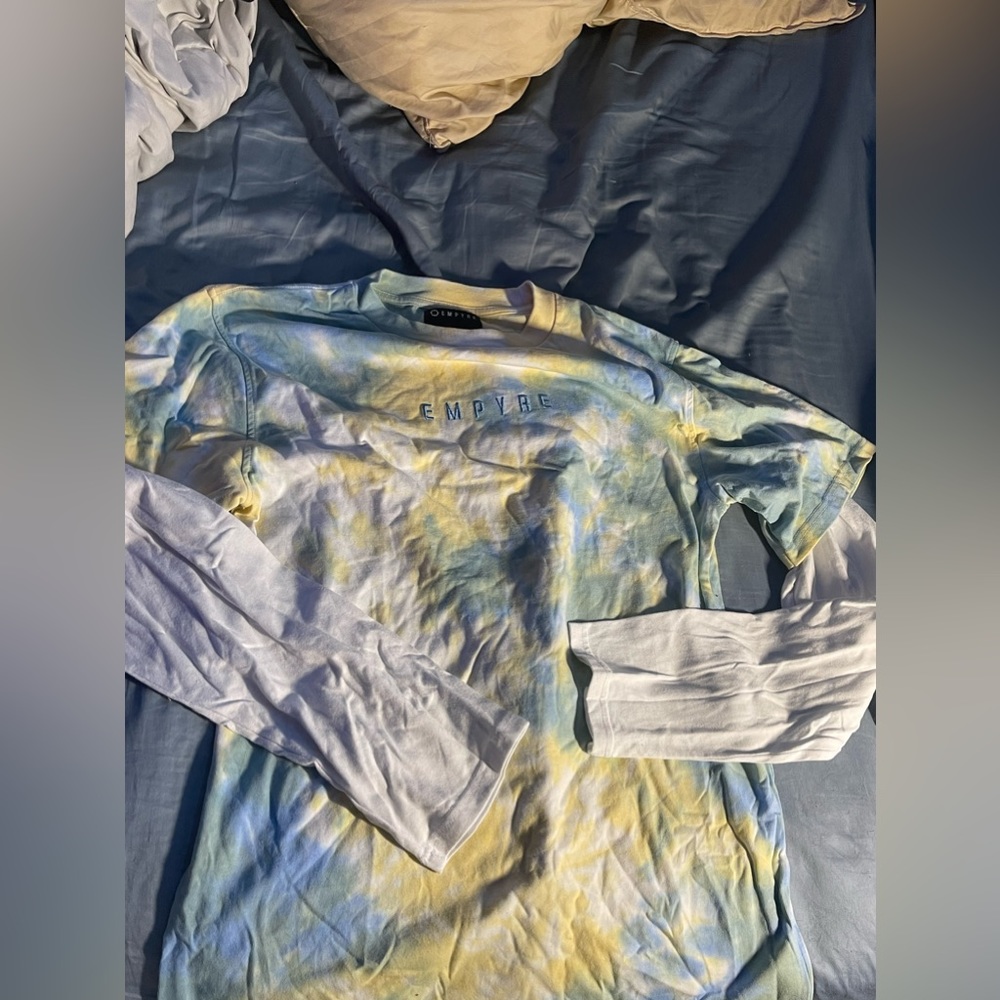 Empyre tie dye long sleeve tee
